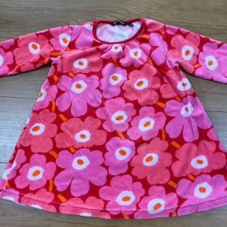 マリメッコ(marimekko)の【matcha様】marimekko 花柄ワンピース　ウニッコ(ワンピース)