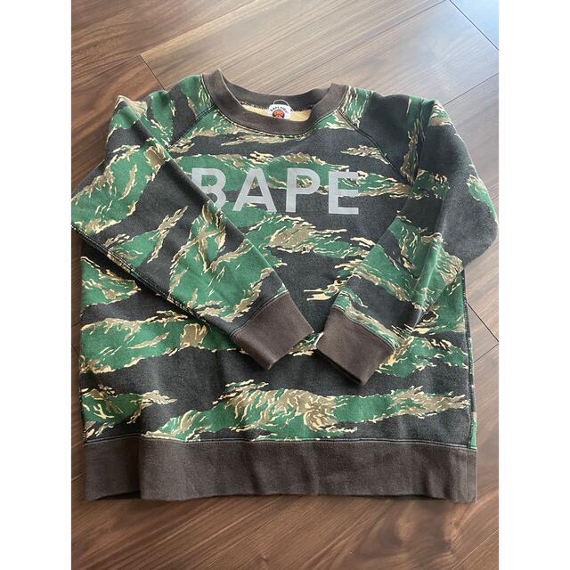 A BATHING APE(アベイシングエイプ)のBAPE KIDS キッツ　スウェット130cm 日本製 キッズ/ベビー/マタニティのキッズ服男の子用(90cm~)(ジャケット/上着)の商品写真