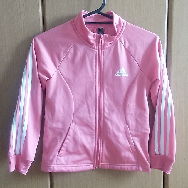 adidas(アディダス)のアディダス　ジャージ上　130 キッズ/ベビー/マタニティのキッズ服女の子用(90cm~)(ジャケット/上着)の商品写真