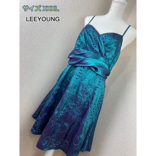 LEEYOUNG キャミワンピドレス(ミディアムドレス)