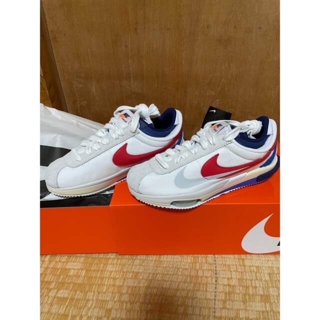 NIKE(ナイキ)のズームコルテッツ×sacai  White and University Red メンズの靴/シューズ(スニーカー)の商品写真