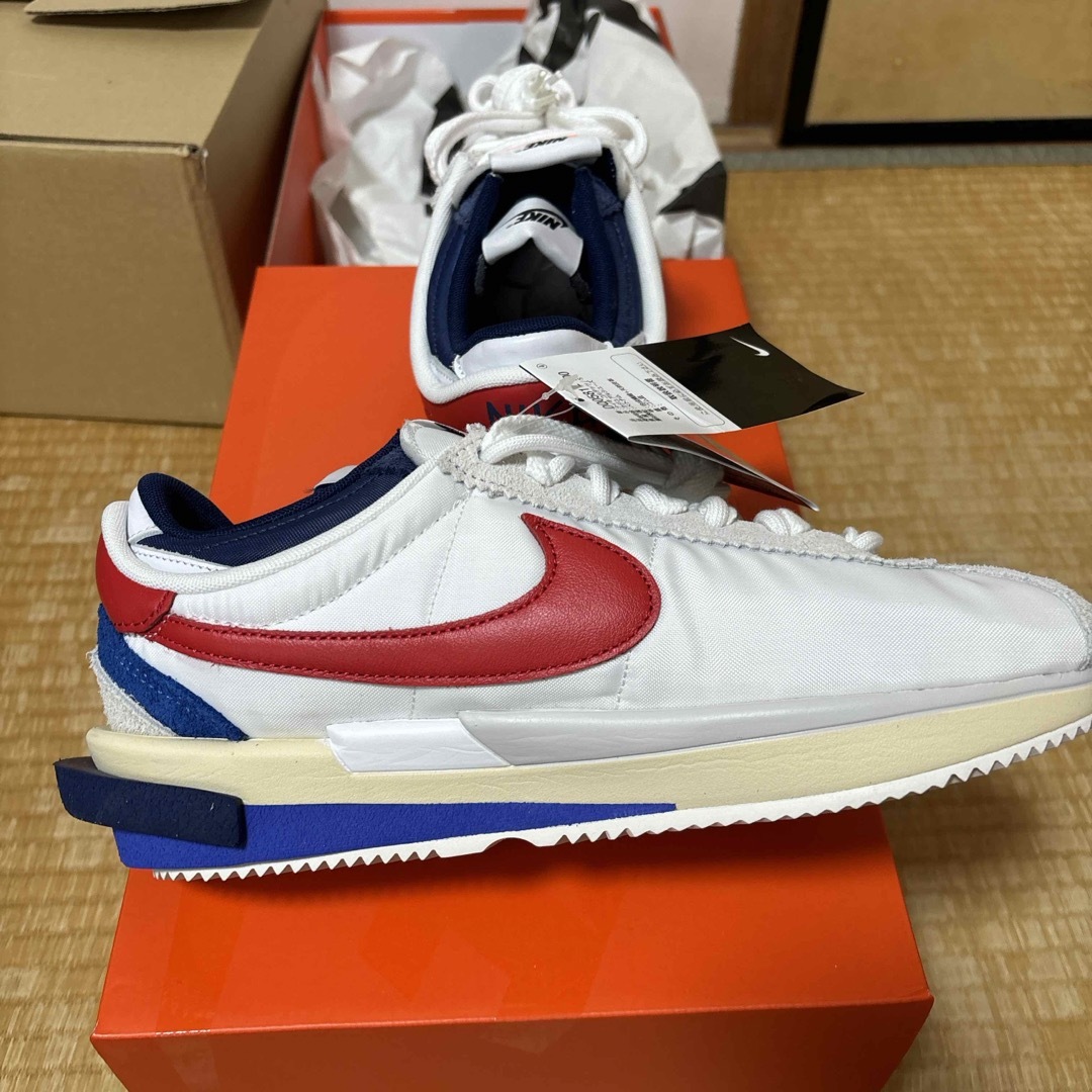 NIKE(ナイキ)のズームコルテッツ×sacai  White and University Red メンズの靴/シューズ(スニーカー)の商品写真