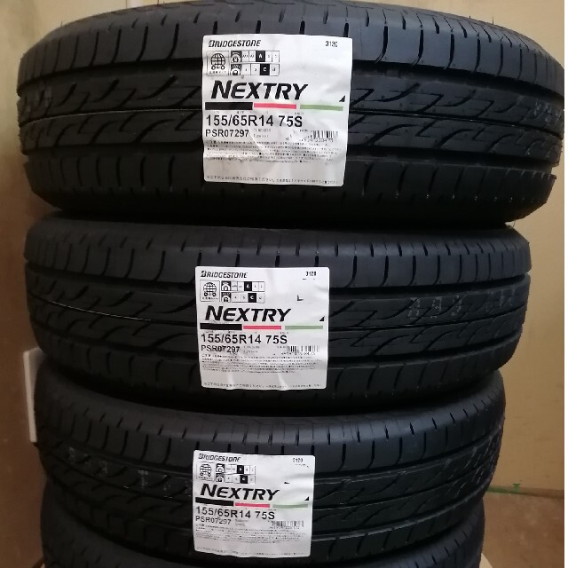 【全国送料無料】155/65R14 ブリヂストン新品タイヤ4本