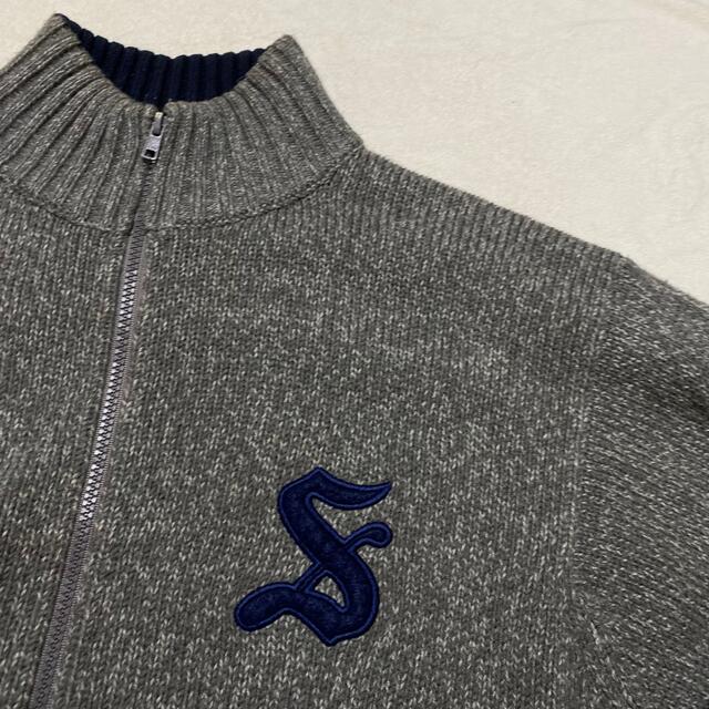 STUSSY(ステューシー)のold stussy オールド 90's ドライバーズニット M メンズのトップス(ニット/セーター)の商品写真