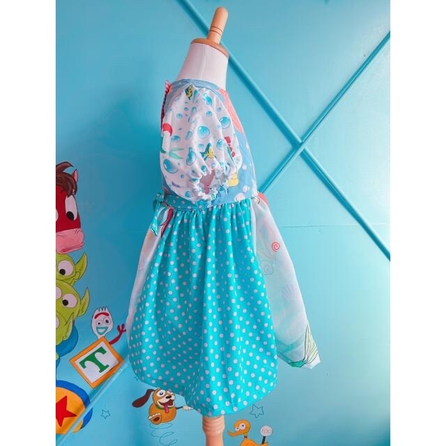 ぽわん袖ワンピース キッズ/ベビー/マタニティのキッズ服女の子用(90cm~)(ワンピース)の商品写真