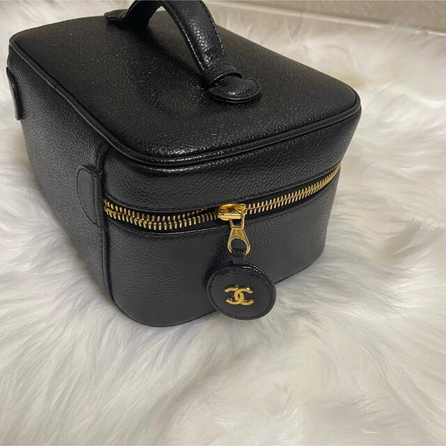 シャネル/CHANEL 横型バニティバッグ 化粧ポーチ レーディス 黒 pn