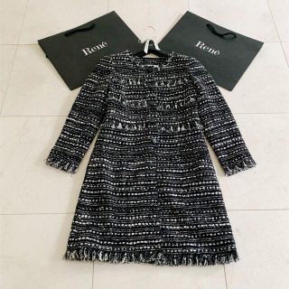 Rene(René) ツイードコートの通販 100点以上 | ルネを買うならラクマ