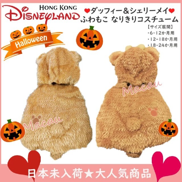 ダッフィー - 日本未入荷☆香港ディズニー ダッフィーなりきり