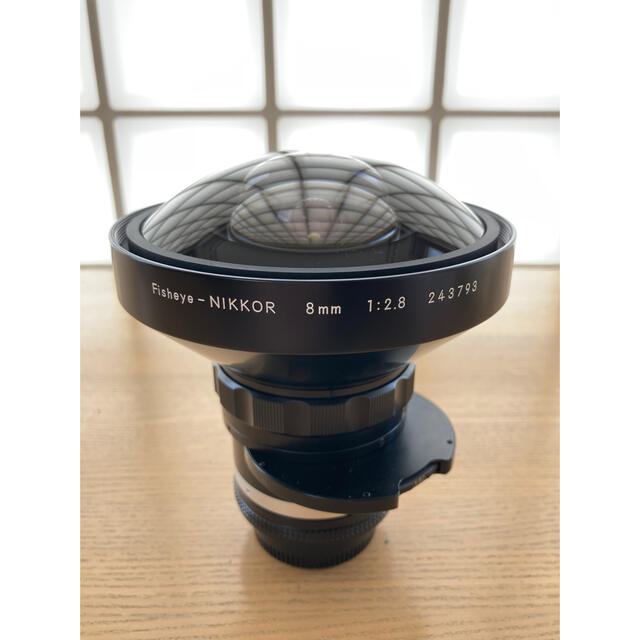 Nikon(ニコン)のニコン FISHEYE NIKKOR 8mm F2.8 Ai-s ケース付 スマホ/家電/カメラのカメラ(レンズ(単焦点))の商品写真