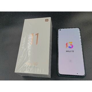 Xiaomi Mi11 Lite 5G　ミントグリーン(スマートフォン本体)