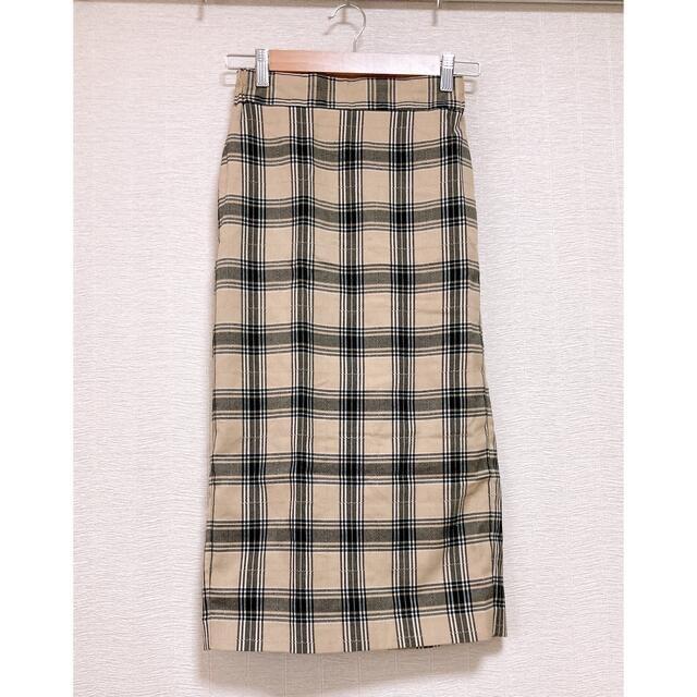 GU(ジーユー)の【値下げしました】チェックタイトスカート レディースのスカート(ロングスカート)の商品写真