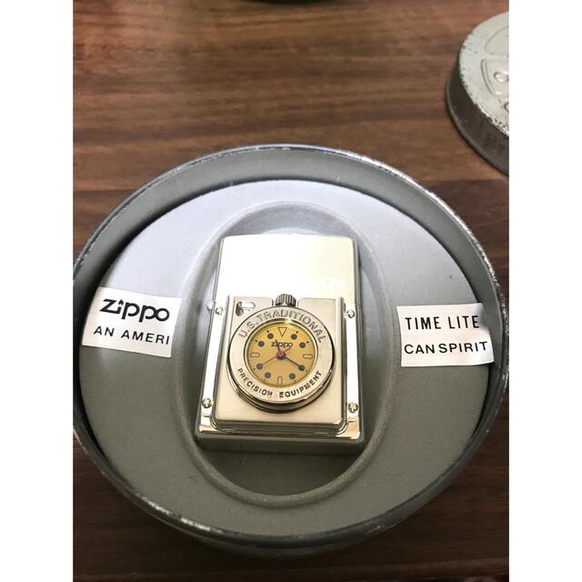 ZIPPO - Zippo ライター 時計付き 保証書 缶付き 未使用の通販 by にこ