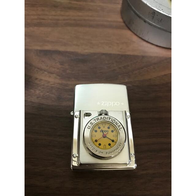 ZIPPO - Zippo ライター 時計付き 保証書 缶付き 未使用の通販 by にこ
