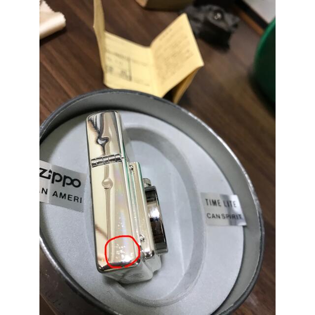 ZIPPO - Zippo ライター 時計付き 保証書 缶付き 未使用の通販 by にこ