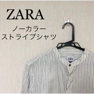 【EMPORIO ARMANI】ノーカラーシャツ　極美品　Mサイズ