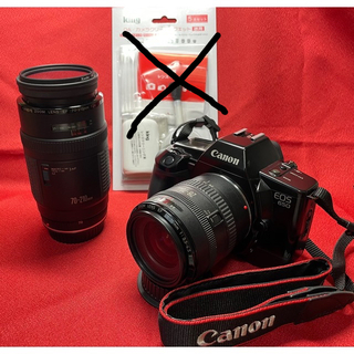 Canon - 完動品　キャノン　EOS650 ダブルレンズ　フィルム　一眼レフ　カメラ