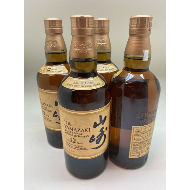 新品未開封 サントリー山﨑12年 箱なし 4本食品/飲料/酒