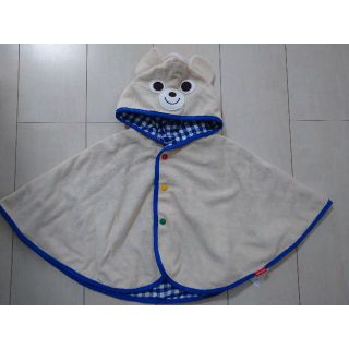 ミキハウス(mikihouse)の【新品】ベビー用ポンチョ mikihouse(カーディガン/ボレロ)