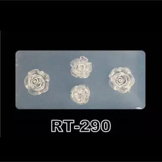 シリコンモールド　ミニ　ハンドメイド　パーツ　レジン　型　バラ　薔薇　ばら　３D(型紙/パターン)