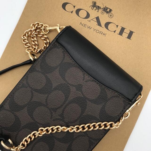 販売済み 【COACH☆新品】大人気！レイチェル フォーン！シグネチャー！ブラック！