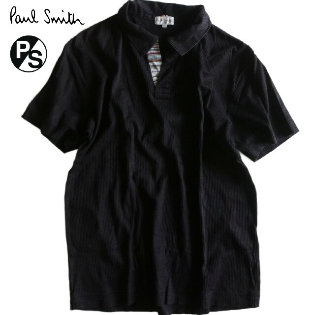 【PAUL SMITH】ポロシャツ　シャドーストライプ　日本製☆