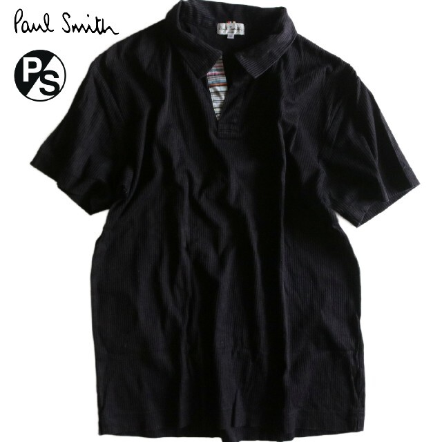 Paul Smith(ポールスミス)の【PAUL SMITH】ポロシャツ　シャドーストライプ　日本製☆ メンズのトップス(ポロシャツ)の商品写真