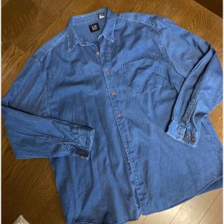 ギャップ(GAP)のGAP ブルーデニムシャツ(シャツ)