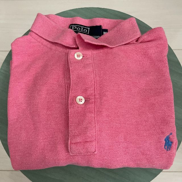 POLO RALPH LAUREN(ポロラルフローレン)のピンク色のポロシャツ メンズのトップス(ポロシャツ)の商品写真