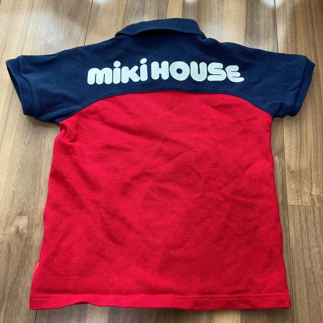 mikihouse(ミキハウス)のミキハウス　ロゴ　ポロシャツ　100 キッズ/ベビー/マタニティのキッズ服男の子用(90cm~)(Tシャツ/カットソー)の商品写真