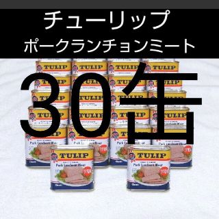 ☆沖縄応援☆チューリップ ポーク30缶（1缶355円）うす塩味 340g(缶詰/瓶詰)