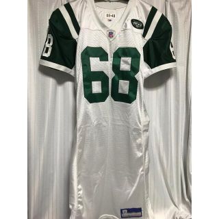 リーボック(Reebok)のNFL ニューヨークジェッツ 実使用 ユニフォーム プロカットジャージ 選手支給(アメリカンフットボール)