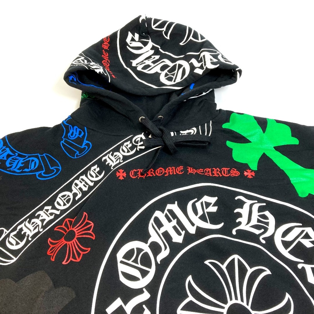 安心の正規輸入品 クロムハーツ CHROME HEARTS STENCIL HOODIE ステンシル クロス プラス ロゴ スウェット プルオーバ  パーカー