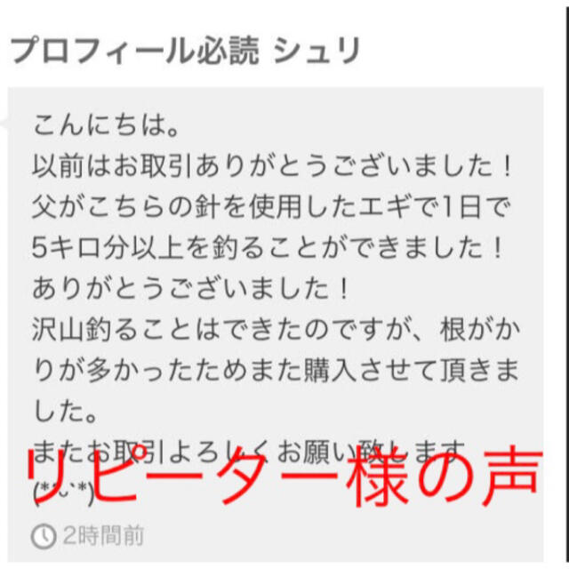 タコ釣り用・駿パパ仕様タコエギ針20本・硬質鉄線製1.6mm スポーツ/アウトドアのフィッシング(ルアー用品)の商品写真