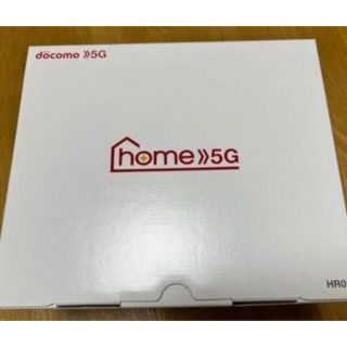 エヌティティドコモ(NTTdocomo)のdocomo home 5G HR01 ホームルーター SHARP ドコモ(PC周辺機器)