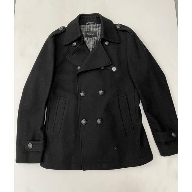 BURBERRY BLACK LABEL(バーバリーブラックレーベル)の美品 バーバリー ブラックレーベル コート サイズLL メンズのジャケット/アウター(ピーコート)の商品写真