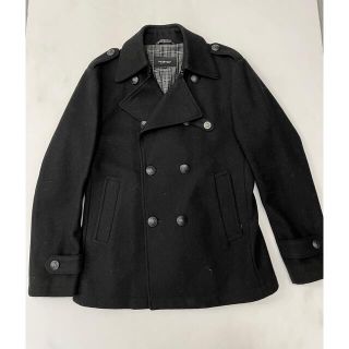 バーバリーブラックレーベル(BURBERRY BLACK LABEL)の美品 バーバリー ブラックレーベル コート サイズLL(ピーコート)