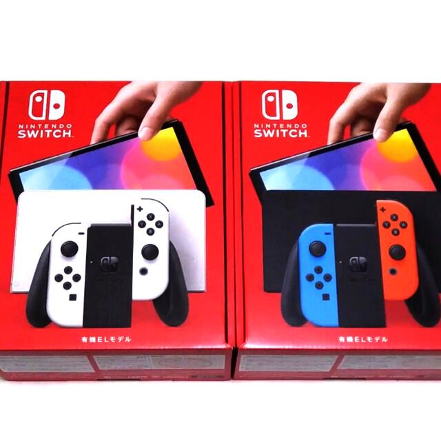 3台◆Nintendo Switch 本体 有機EL ホワイトネオン スイッチ