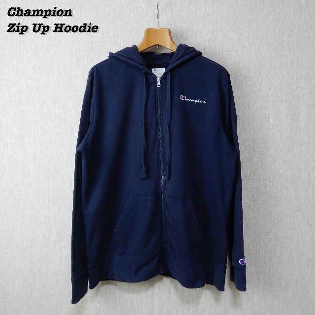 Champion(チャンピオン)のChampion Zip Up Hoodie Sweatshirts L ② メンズのトップス(パーカー)の商品写真