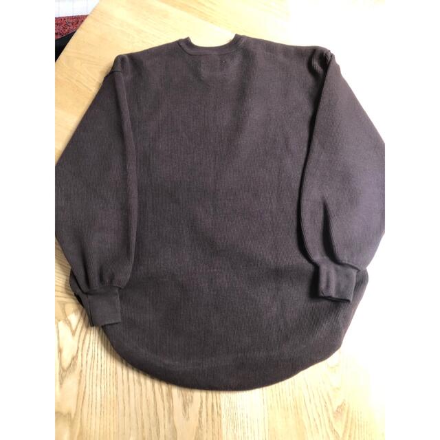 Ameri VINTAGE(アメリヴィンテージ)のTHERMAL LIKE KNIT TOP レディースのトップス(カットソー(長袖/七分))の商品写真