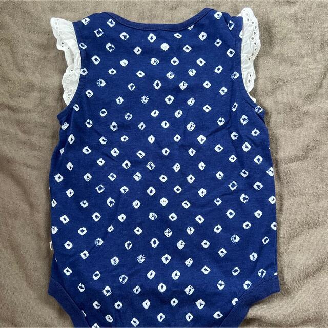 babyGAP(ベビーギャップ)のbabygap GAP ノースリーブロンパース 18-24months 90cm キッズ/ベビー/マタニティのキッズ服女の子用(90cm~)(下着)の商品写真