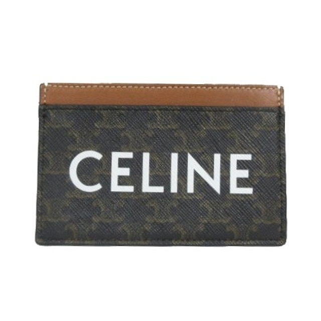 お手頃 セリーヌ CELINE 美品 カードホルダー パスケース トリオンフ