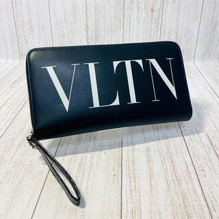 ヴァレンティノ(VALENTINO)のヴァレンティノ　ガラヴァーニ　長財布　VLTN　ラウンドファスナー　ジッピー　黒(財布)