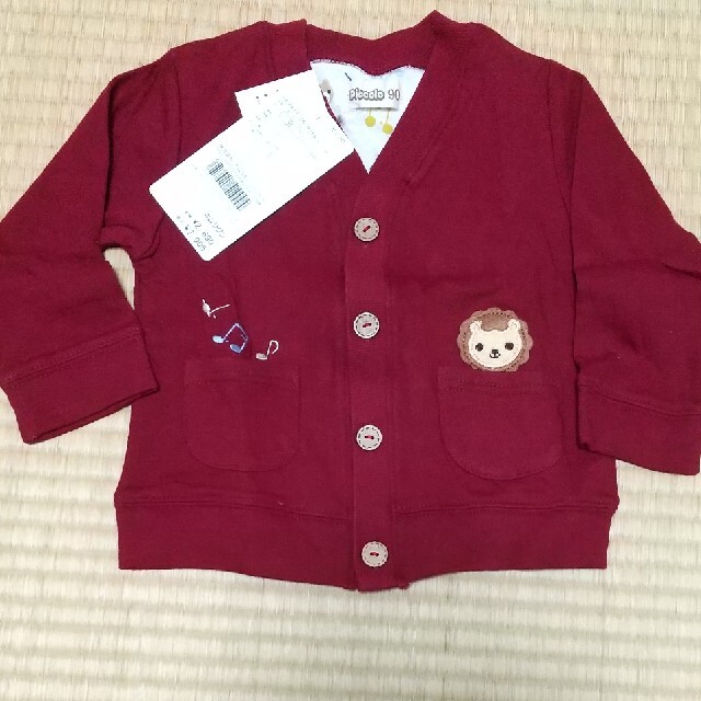 キムラタン(キムラタン)の新品 カーディガン ピッコロ キムラタン くま キッズ/ベビー/マタニティのキッズ服男の子用(90cm~)(Tシャツ/カットソー)の商品写真