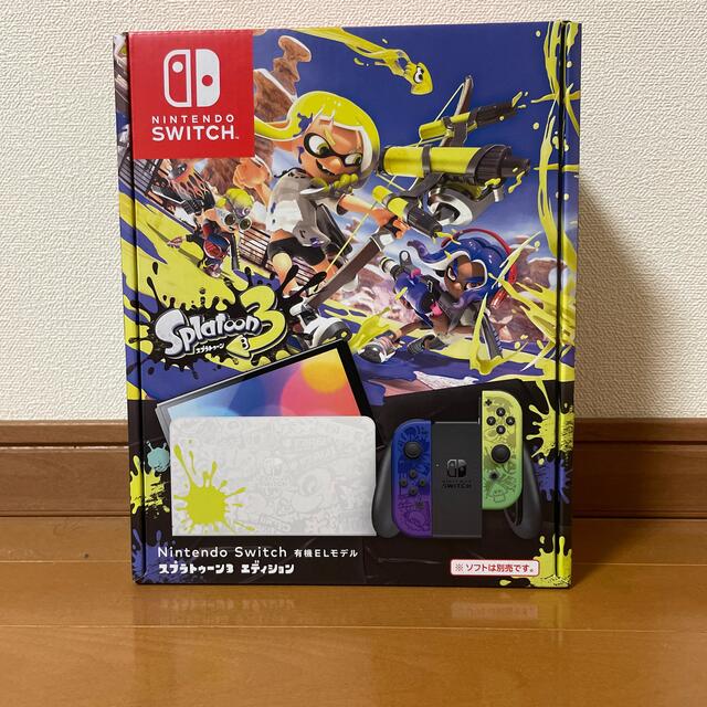 Nintendo Switch 有機ELモデル スプラトゥーン3エディション エンタメ/ホビーのゲームソフト/ゲーム機本体(家庭用ゲーム機本体)の商品写真