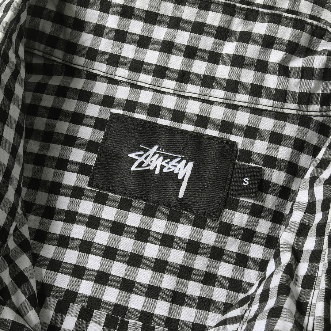 レア　USA製　STUSSY　ステューシー　ギンガムチェック　コットンシャツ　L