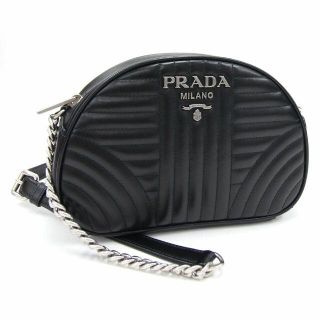 PRADA - プラダ ショルダーバッグ 1BH147 ブラック レザーの通販｜ラクマ