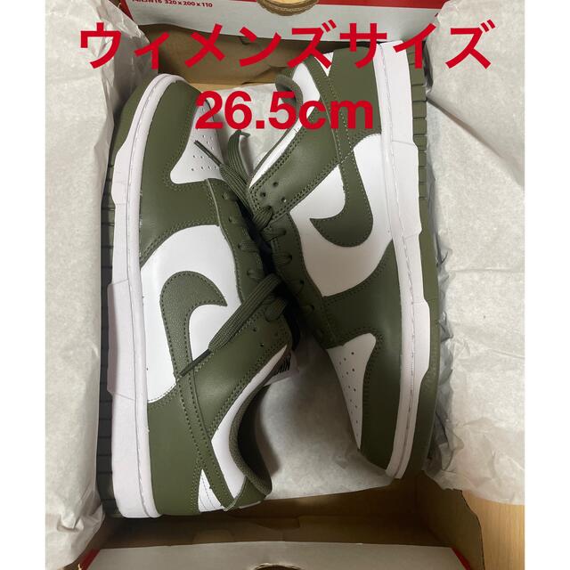 Nike WMNS Dunk Low Medium Olive 26.5cm - スニーカー