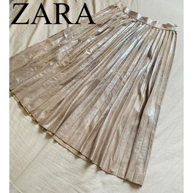 ZARA(ザラ)の美品　ZARA ザラ　スカート　ロングスカート　プリーツ　人気　完売 レディースのスカート(ロングスカート)の商品写真