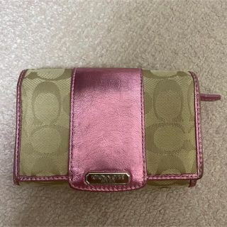 コーチ(COACH)のcoach コーチ 財布 二つ折り レディース(財布)