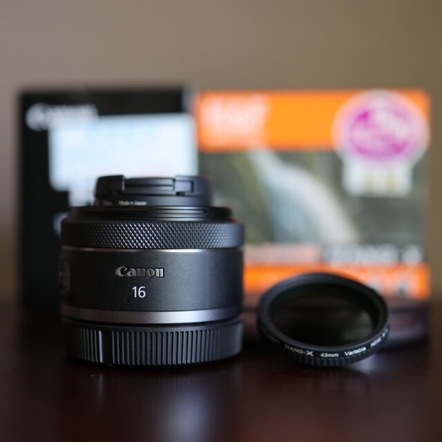 再調整品 RF レンズ RF16mm F2.8mm STM+NDフィルター